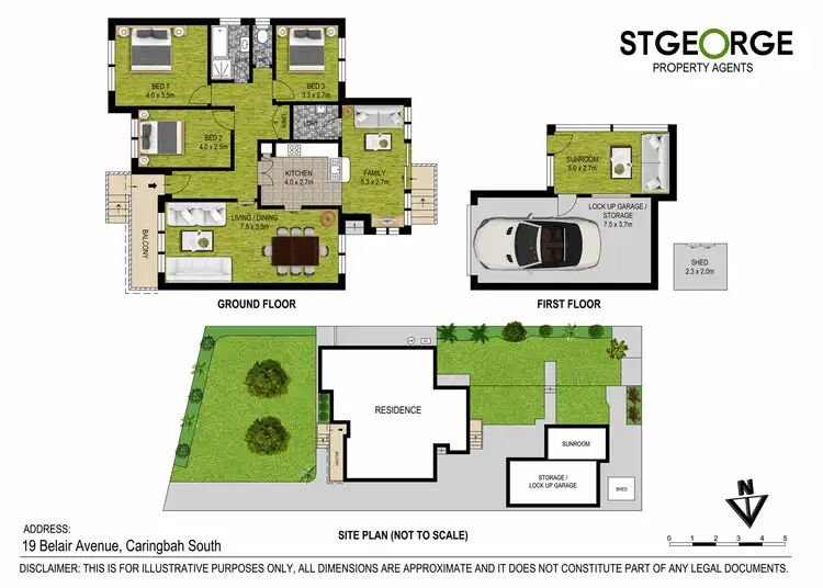 Floorplan of Homely house listing, 19 Belair Avenue, Caringbah South NSW 2229
