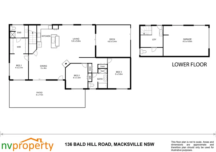 Floorplan of Homely house listing, 136 Bald Hill  Road, Macksville NSW 2447