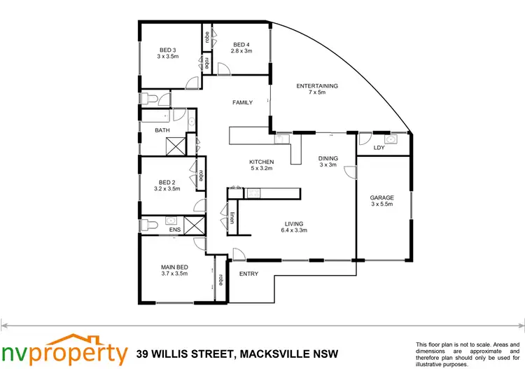 Floorplan of Homely house listing, 39 Willis Street, Macksville NSW 2447