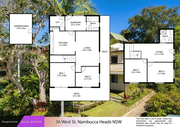 Floorplan of Homely house listing, 36 West  Street, Nambucca Heads NSW 2448