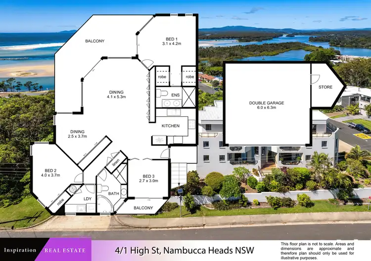 Floorplan of Homely apartment listing, 4/1 High  Street, Nambucca Heads NSW 2448