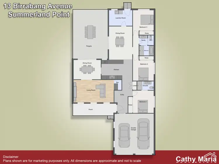 Floorplan of Homely house listing, 13 Birrabang Avenue, Summerland Point NSW 2259