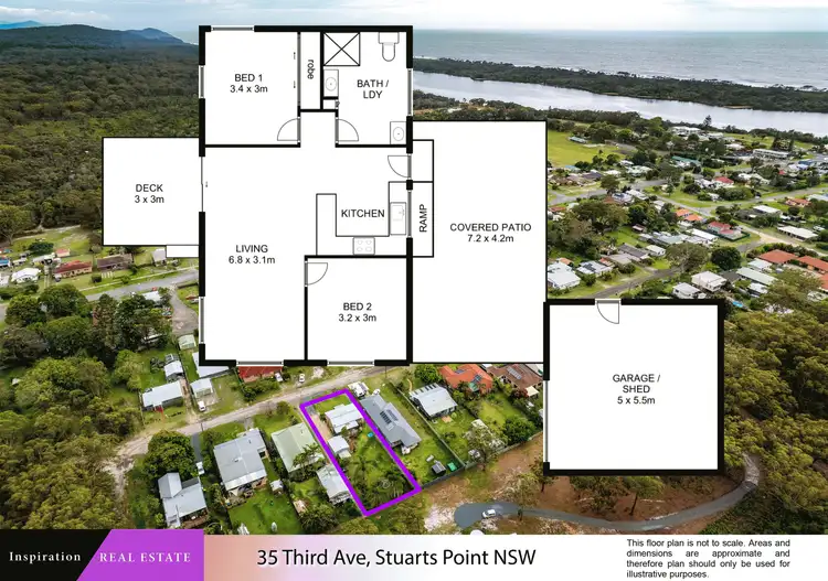 Floorplan of Homely house listing, 35 Third Avenue, Stuarts Point NSW 2441