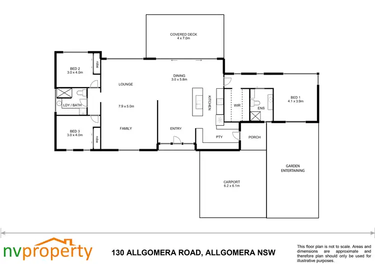 Floorplan of Homely house listing, 130 Allgomera Road, Allgomera NSW 2441