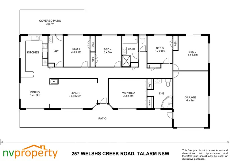 Floorplan of Homely other listing, 257 Welshs Creek Road, Talarm NSW 2447