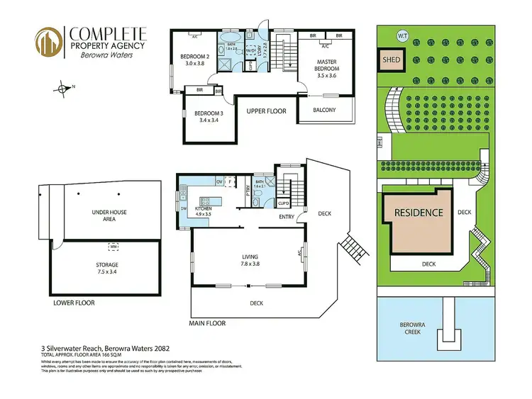 Floorplan of Homely house listing, 3 SILVERWATER REACH, Berowra Waters NSW 2082