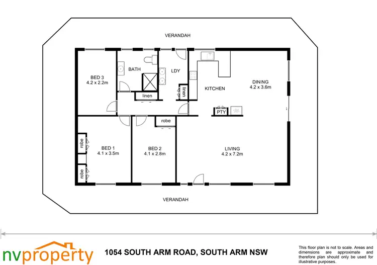 Floorplan of Homely rural property listing, 1054 South Arm Road, South Arm NSW 2449