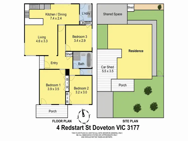 Floorplan of Homely unit listing, 4 Redstart Street, Doveton VIC 3177