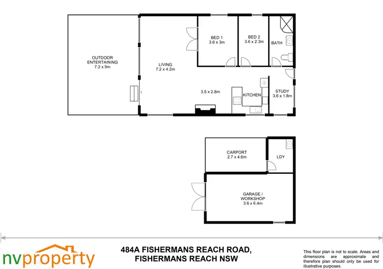 Floorplan of Homely house listing, 484a Fishermans Reach Road, Fishermans Reach NSW 2441