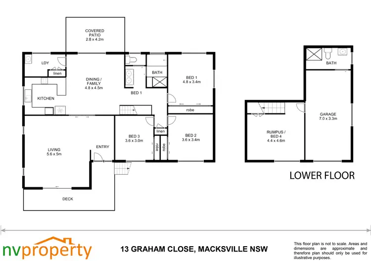 Floorplan of Homely house listing, 13 Graham Close, Macksville NSW 2447