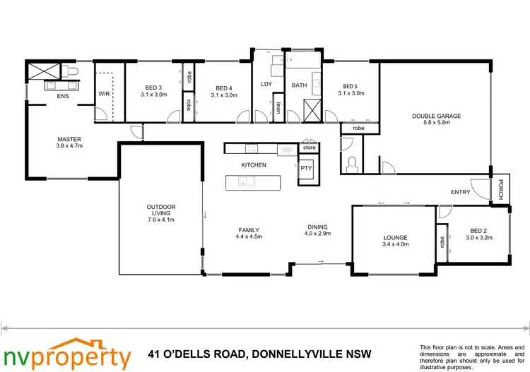 Floorplan of Homely other listing, 41 O'Dells Road, Donnellyville NSW 2447