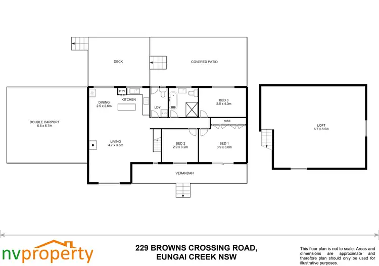 Floorplan of Homely rural property listing, 229 Browns Crossing Road, Eungai Creek NSW 2441