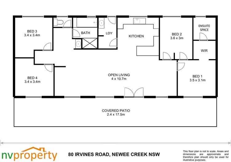 Floorplan of Homely other listing, 80 Irvines Road, Newee Creek NSW 2447