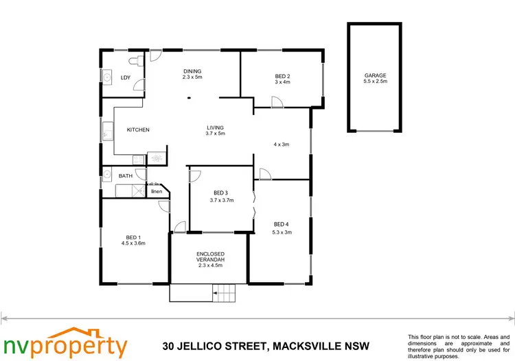 Floorplan of Homely house listing, 30 Jellico Street, Macksville NSW 2447