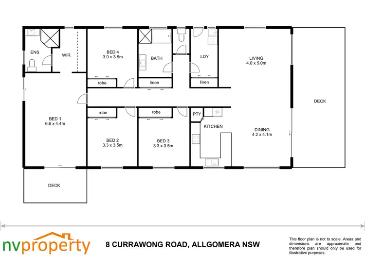 Floorplan of Homely house listing, 8 Currawong Road, Allgomera NSW 2441