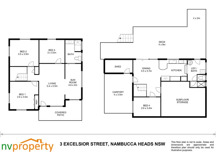 Floorplan of Homely house listing, 3 Excelsior Street, Nambucca Heads NSW 2448