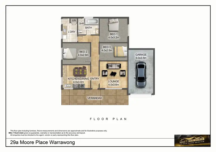 Floorplan of Homely house listing, 29a-29b Moore Place, Warrawong NSW 2502
