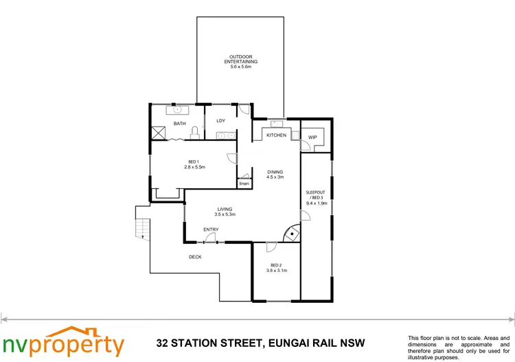 Floorplan of Homely house listing, 32 Station Street, Eungai Rail NSW 2441