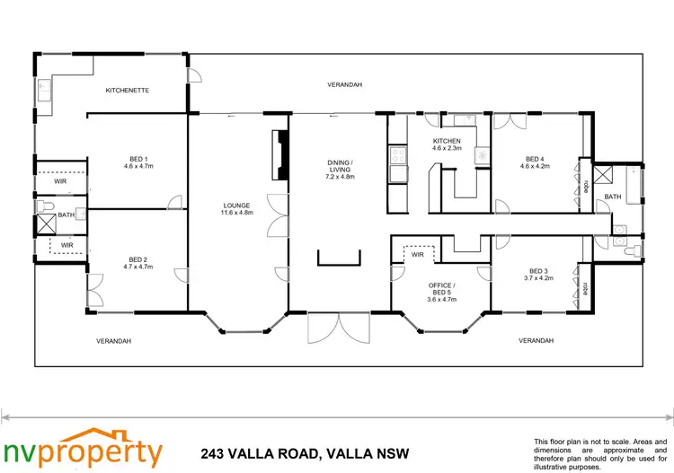 Floorplan of Homely house listing, 243 Valla Road, Valla NSW 2448