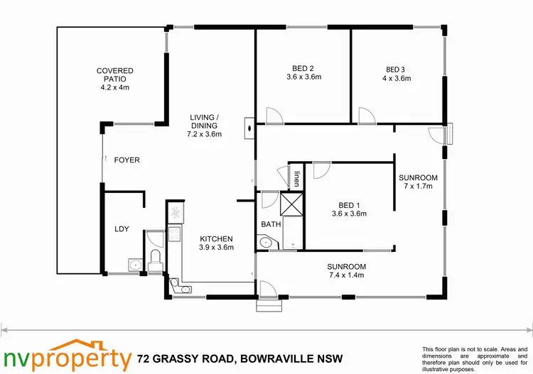 Floorplan of Homely rural property listing, 72 Grassy Road, Bowraville NSW 2449