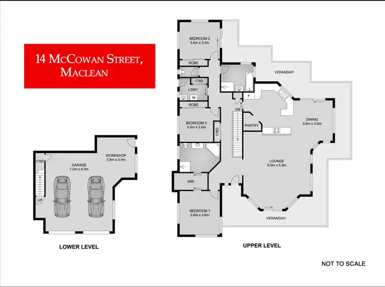 Floorplan of Homely house listing, 14 McCowan Street, Maclean NSW 2463