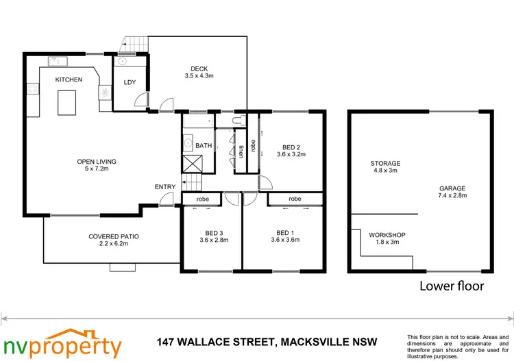 Floorplan of Homely house listing, 147 Wallace Street, Macksville NSW 2447