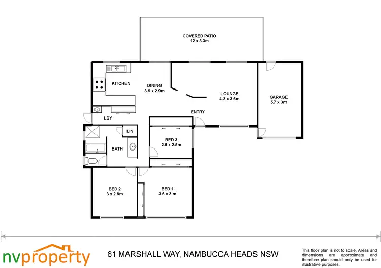 Floorplan of Homely house listing, 61 Marshall Way, Nambucca Heads NSW 2448