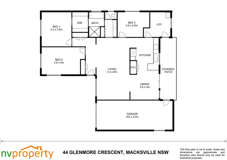 Floorplan of Homely house listing, 44 Glenmore Crescent, Macksville NSW 2447