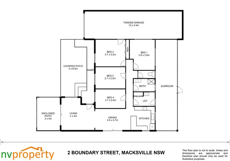 Floorplan of Homely house listing, 2 Boundary Street, Macksville NSW 2447