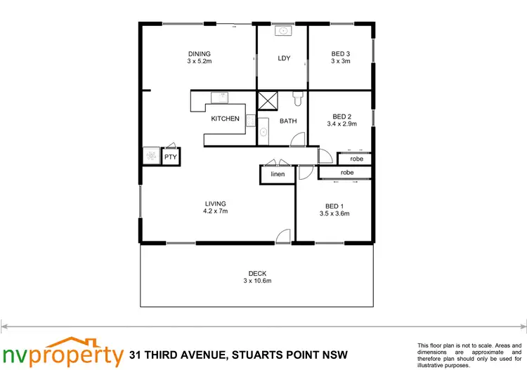 Floorplan of Homely house listing, 31 Third Avenue, Stuarts Point NSW 2441