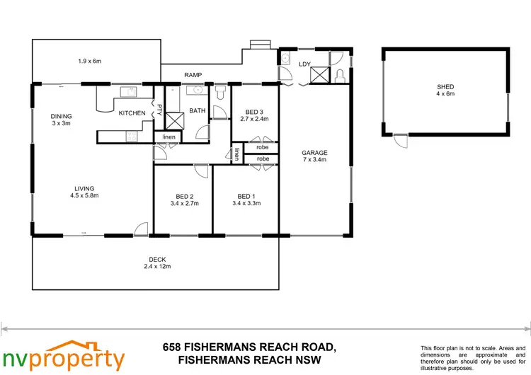 Floorplan of Homely house listing, 658 Fishermans Reach Road, Fishermans Reach NSW 2441
