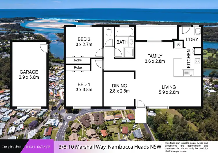 Floorplan of Homely semi-detached listing, 3/8-10 Marshall Way, Nambucca Heads NSW 2448