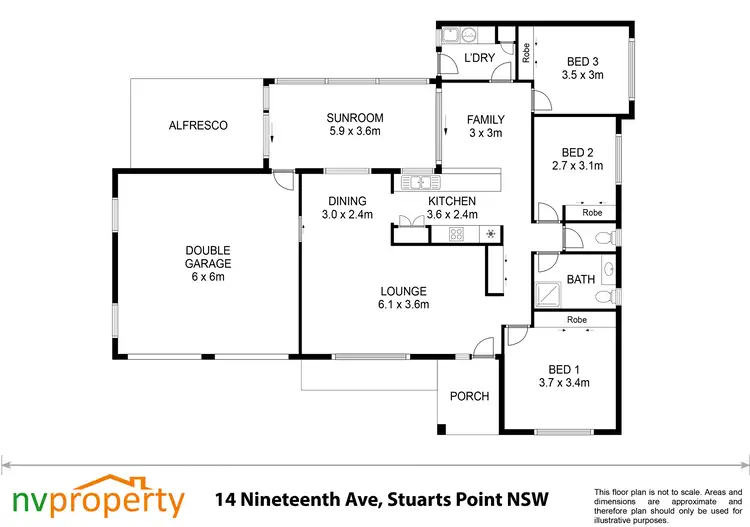Floorplan of Homely house listing, 14 Nineteenth Avenue, Stuarts Point NSW 2441