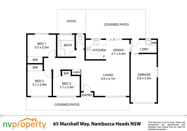 Floorplan of Homely house listing, 65 Marshall Way, Nambucca Heads NSW 2448