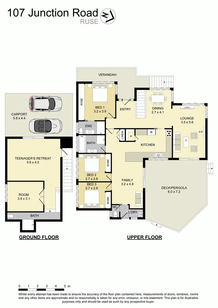 Floorplan of Homely house listing, 107 Junction Road, Ruse NSW 2560