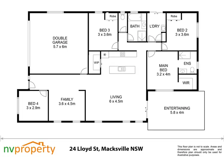 Floorplan of Homely house listing, 24 Lloyd Street, Macksville NSW 2447