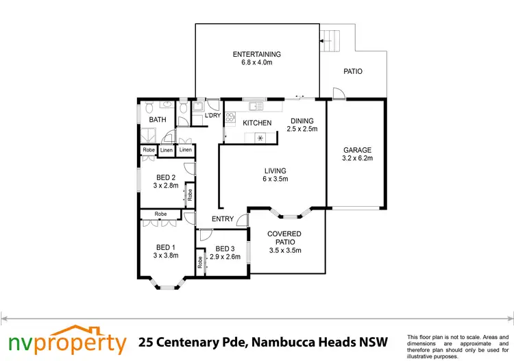 Floorplan of Homely house listing, 25 Centenary Parade, Nambucca Heads NSW 2448