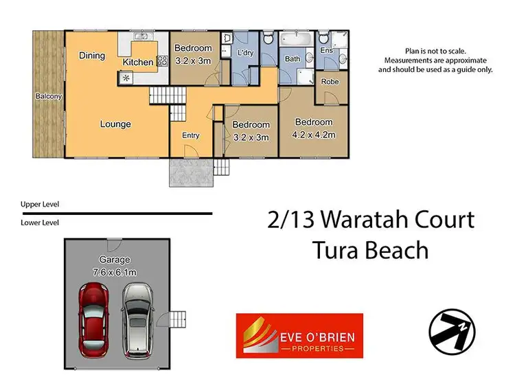 Floorplan of Homely townhouse listing, 2/13 Waratah Court, Tura Beach NSW 2548