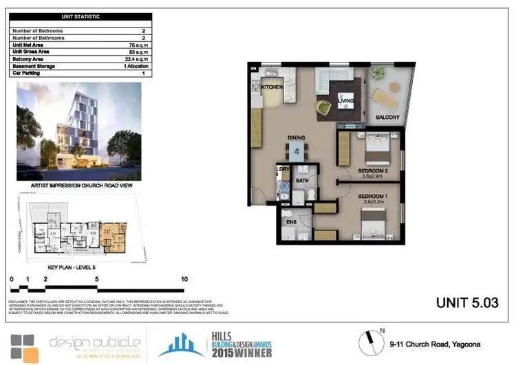 Floorplan of Homely unit listing, 23/9-11 church Road, Yagoona NSW 2199