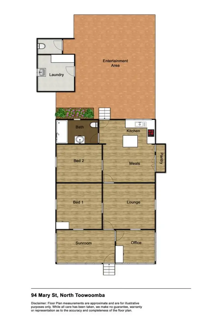Floorplan of Homely house listing, 94 Mary Street, East Toowoomba QLD 4350