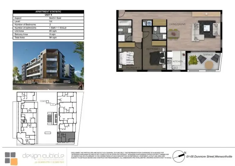 Floorplan of Homely apartment listing, 9/1-5 dunmore Street, Wentworthville NSW 2145