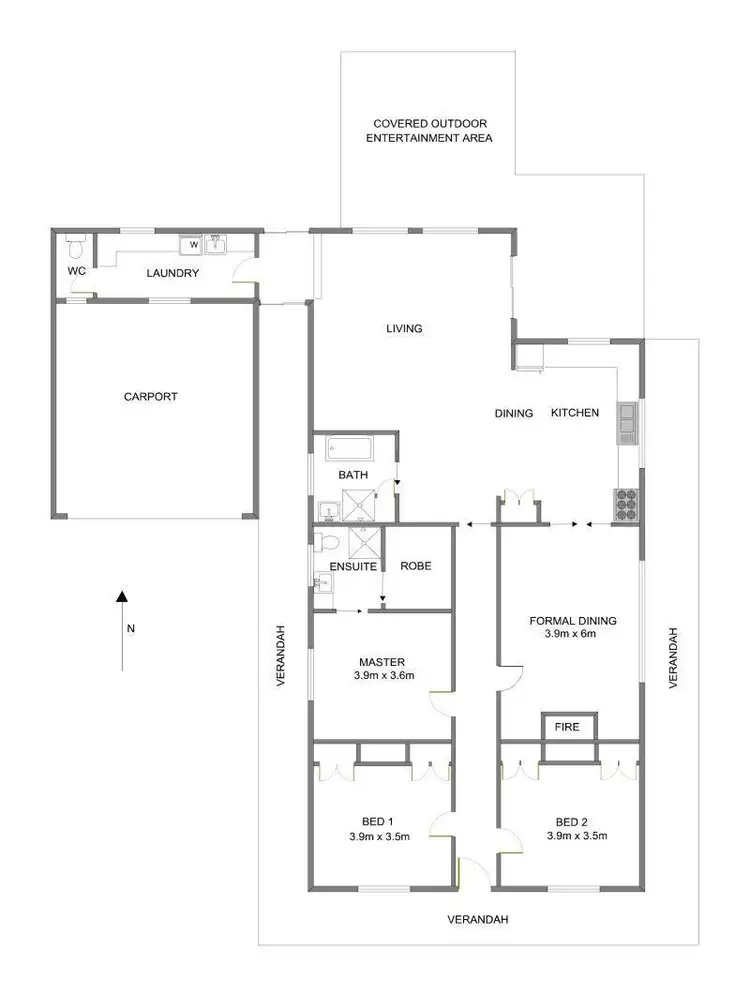 Floorplan of Homely house listing, 18-20 Taverner  Street, Bacchus Marsh VIC 3340