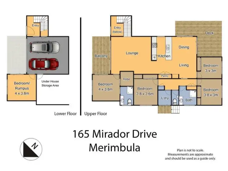 Floorplan of Homely house listing, 165 Mirador Drive, Mirador NSW 2548