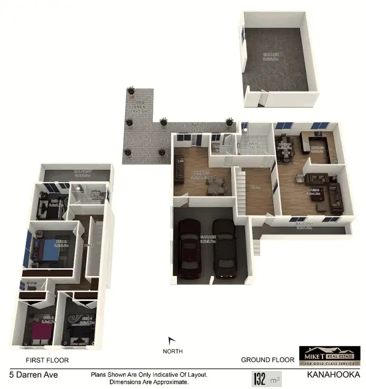 Floorplan of Homely house listing, 5 Darren Avenue, Kanahooka NSW 2530