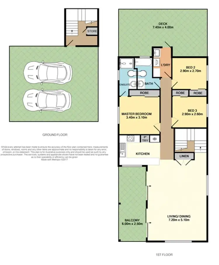 Floorplan of Homely townhouse listing, 2/10 The Glen, Maclean NSW 2463