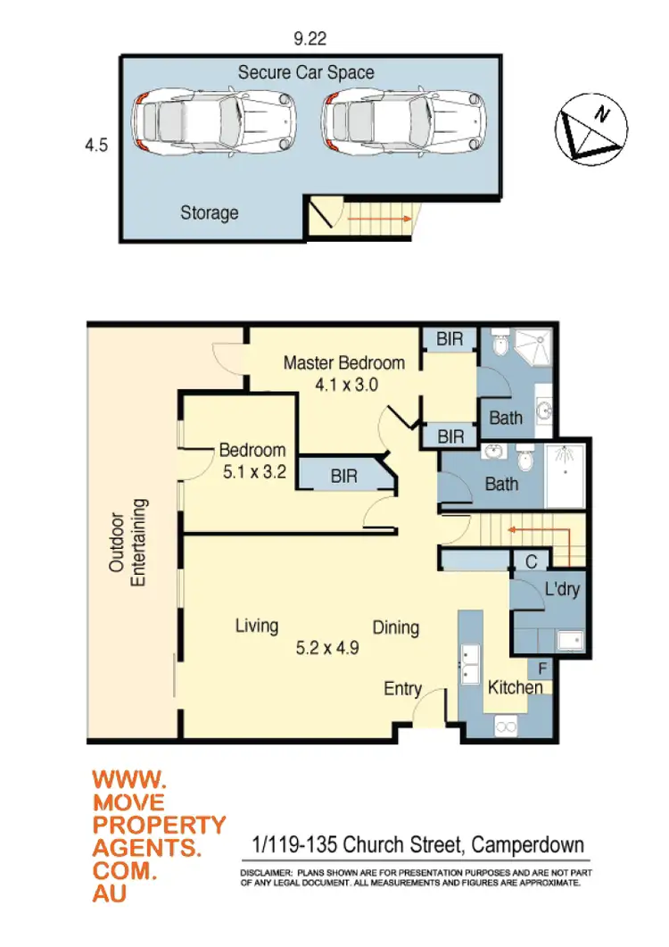 Floorplan of Homely apartment listing, 1/119-135 Church Street, Camperdown NSW 2050