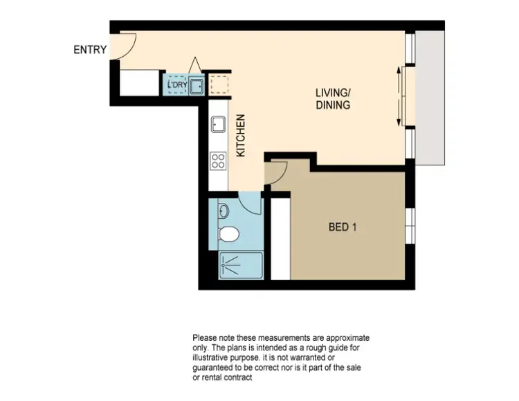 Floorplan of Homely apartment listing, 4304/6 Alexandra Drive, Camperdown NSW 2050