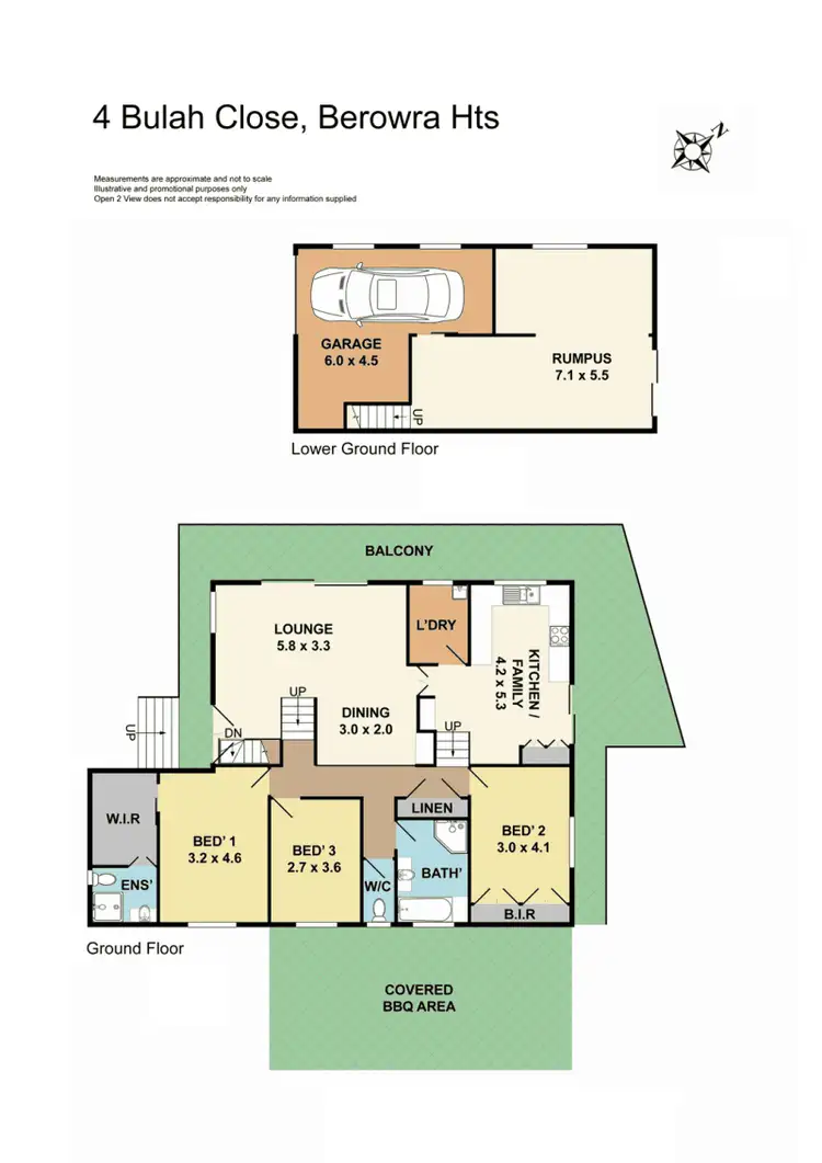 Floorplan of Homely house listing, 4 Bulah Close, Berowra Heights NSW 2082