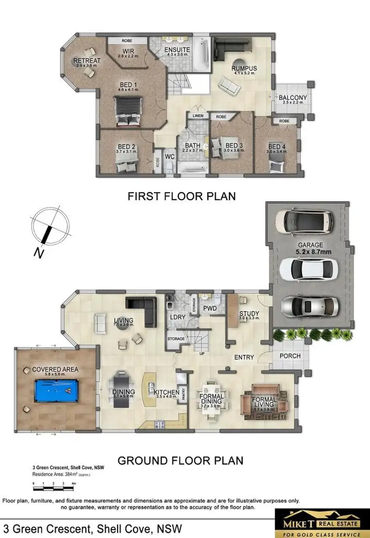Floorplan of Homely house listing, 3 Green Crescent, Shell Cove NSW 2529