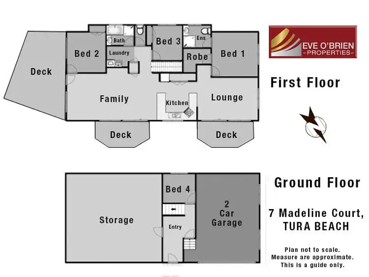 Floorplan of Homely house listing, 7 Madeline Court, Tura Beach NSW 2548